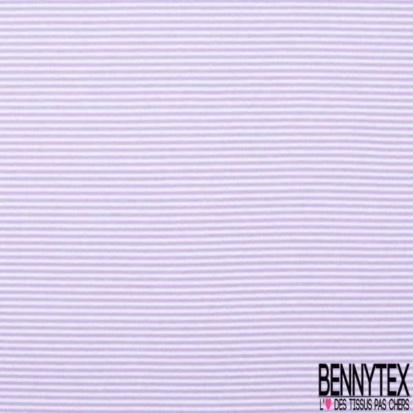 Molleton Bouclette Polyester Rayure Horizontale bzby Doll Blanc Sable Chiné grande laize
