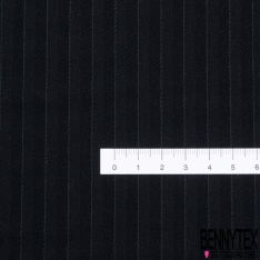 Coupon 3m Microfibre Coréenne Elasthanne Lourde Double Rayure Verticale ton sur ton Puce