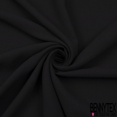 Coupon 3m Crêpe Polyester fluide léger uni Limousine