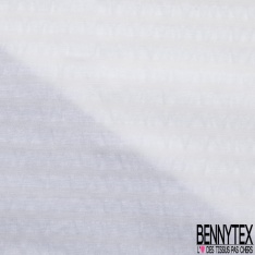 Coton Viscose Grattée Sergé Léger imprimé petit Carreau Crème Tan Arabesque Noir Crépuscule Violet