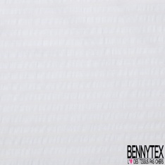 Coton Viscose Grattée Sergé Léger imprimé petit Carreau Crème Tan Arabesque Noir Crépuscule Violet