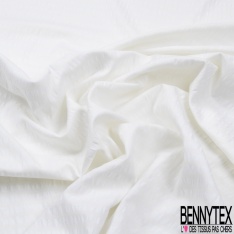 Coton Viscose Grattée Sergé Léger imprimé petit Carreau Crème Tan Arabesque Noir Crépuscule Violet