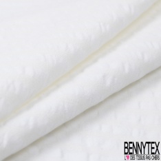 Coton Viscose Grattée Sergé Léger imprimé petit Carreau Crème Tan Arabesque Noir Crépuscule Violet