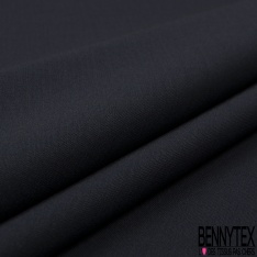 Polylaine Tissé Teint Souple et Fin Indigo Noir