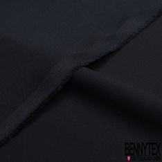Polylaine Tissé Teint Souple et Fin Indigo Noir