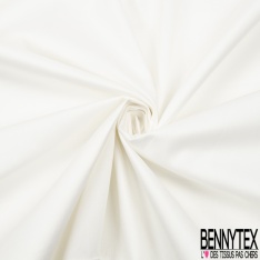 Gabardine Coton Blanc Optique