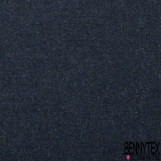 Cachemire de laine sergé rayure verticale blanche fond sergé marine noir