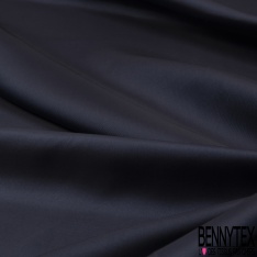 Twill de soie imprimé cachemire blanc discret fond bleu de la Légion petite laize