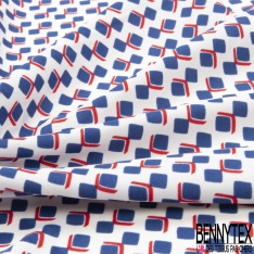 Microfibre Imprimé floral automnal fond sang de taureau