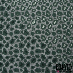 Dentelle Polyamide Florale blanc cassé