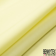 Popeline coton rolls roice uni jaune cire