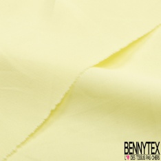 Popeline coton rolls roice uni jaune cire