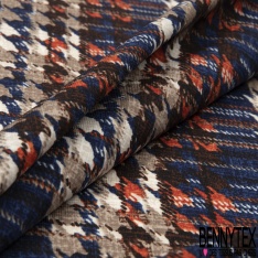 Microfibre Imprimé khaléidoscope multicolore