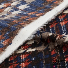 Microfibre Imprimé khaléidoscope multicolore