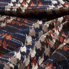 Microfibre Imprimé khaléidoscope multicolore