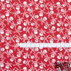 Coupon 3m coton imprimé petit ballon de foot fond rayé horizontal noir jaune