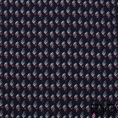 Microfibre Imprimé trio de flèche en pointillé bleu de l'air blanc vermillon fond bleu insigne