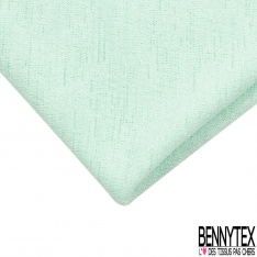 Coupon 3m maille jersey tricot flammé vert pastel