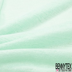 Coupon 3m maille jersey tricot flammé vert pastel
