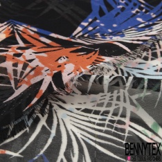 Mousseline voile polyester quadrillage esprit british vieux rose prune orange écru