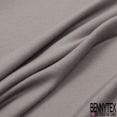 Jersey viscose uni mouette foncée