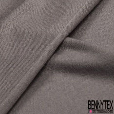 Jersey viscose uni mouette foncée