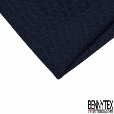 Coupon 3m résille élasthanne fantaisie bleu capitaine