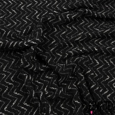 Maille épaisse façon macramé tricot