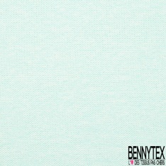 Jersey Tricot Viscose imprimé rayures horizontales camaïeu de Bleu Turquoise Blanc Discret