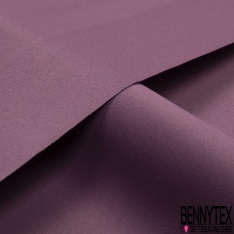 Sergé polyester occultant uni mauve doux