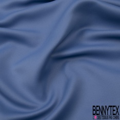 Sergé polyester occultant uni glace bleue