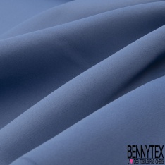 Sergé polyester occultant uni glace bleue