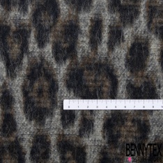 Sergé de laine beige français