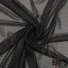 Dentelle Laine Macramé Floral Blanc Cassé