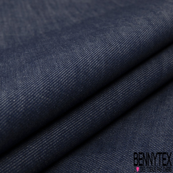 Jeans coton élasthanne épais bleu foncé
