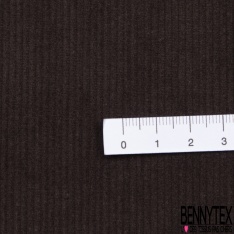 Velours coton 500 raies élasthanne