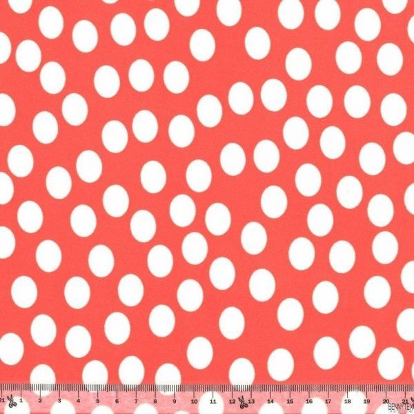 Jersey Cristal Polyester Rond Blanc Fond Rose Jersey Cristal Polyester Rond Blanc Fond Rose