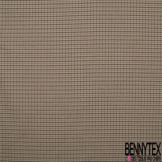 Toile de coton souple blanc discret lurex argent