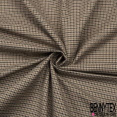 Toile de coton souple blanc discret lurex argent