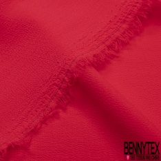 Voile crêpe polyester légère et fluide Uni pin fumé