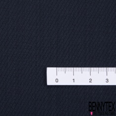 Drap de laine fin costume sergé bleu insigne