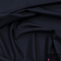 Drap de laine fin costume sergé bleu insigne