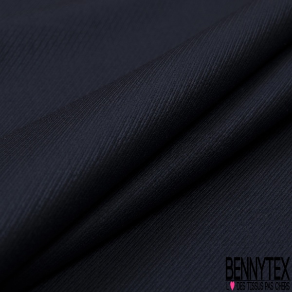 Drap de laine fin costume sergé bleu insigne