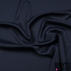 Crêpe Polyester Elasthanne envers satiné fluide Lie de Vin