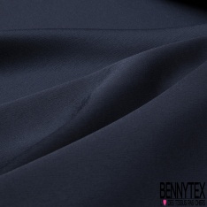 Crêpe Polyester Elasthanne envers satiné fluide Lie de Vin