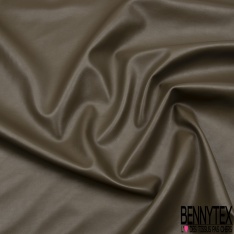 Simili Cuir Elasthanne mate Couleur vert ortie
