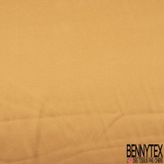 Satin de soie élasthanne bronze foncé petite laize