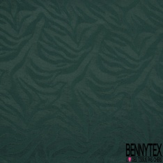 Viscose satinée motif zébrure ton sur ton mat satiné noix de laurier