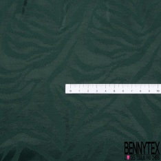 Viscose satinée motif zébrure ton sur ton mat satiné noix de laurier