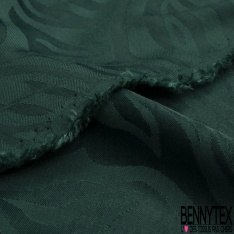 Viscose satinée motif zébrure ton sur ton mat satiné noix de laurier